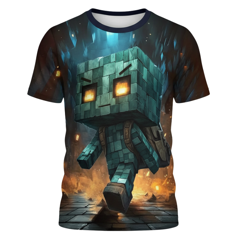 3 Pieces 3D Printed Gamer T Shirts