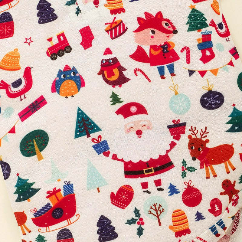 Baby Boy Christmas Clothes Bow Tie Jumpsuit Pants Socks Newborn Set-Children Cloth Shop
