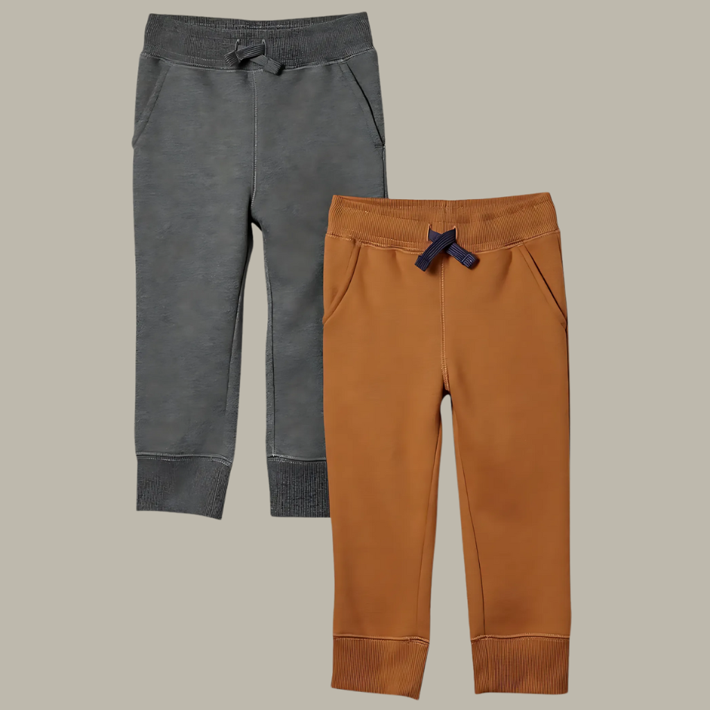 Pack Of 2 Essential Boys Fleece Jogger