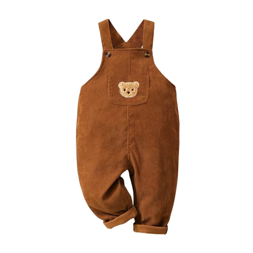 Cozy Boys Corduroy Overalls Perfect For Outdoor