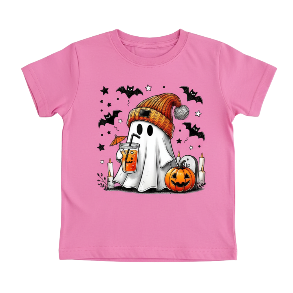 Pumpkin Design Halloween T Shirt For Girls