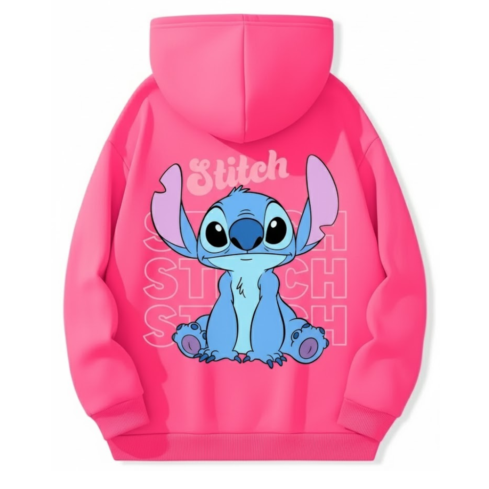 Pink Stitch Kids Hoodie