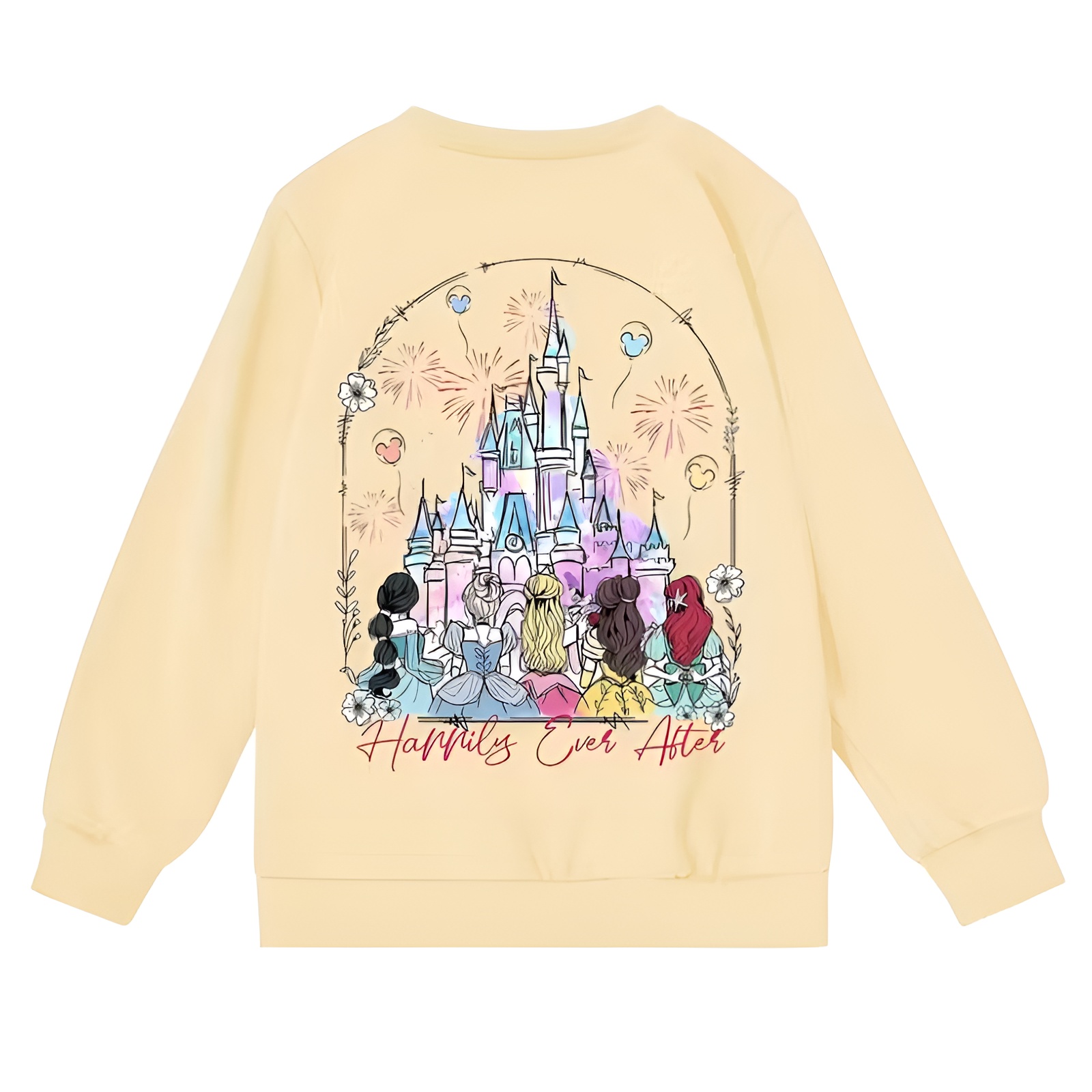 Disney Stitch Custom Kids Rainbow Splash Shirt