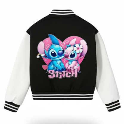 Printed Baseball Jacket For Girls
