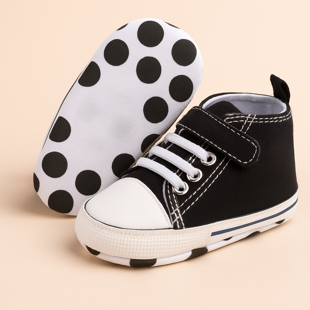 Baby Girls Boys Canvas High Top Shoes