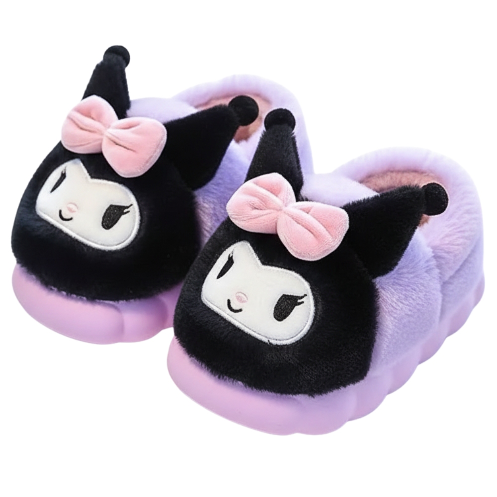 Hello Kitty Plush Warm Soft Anti Slip Indoor Shoes For Kids