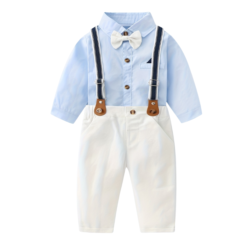 Two Piece Long Sleeve Bow Tie and Pants 