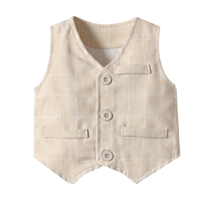 3 Piece Formal Suit With Long Sleeve Shirt Vest And Pant Set