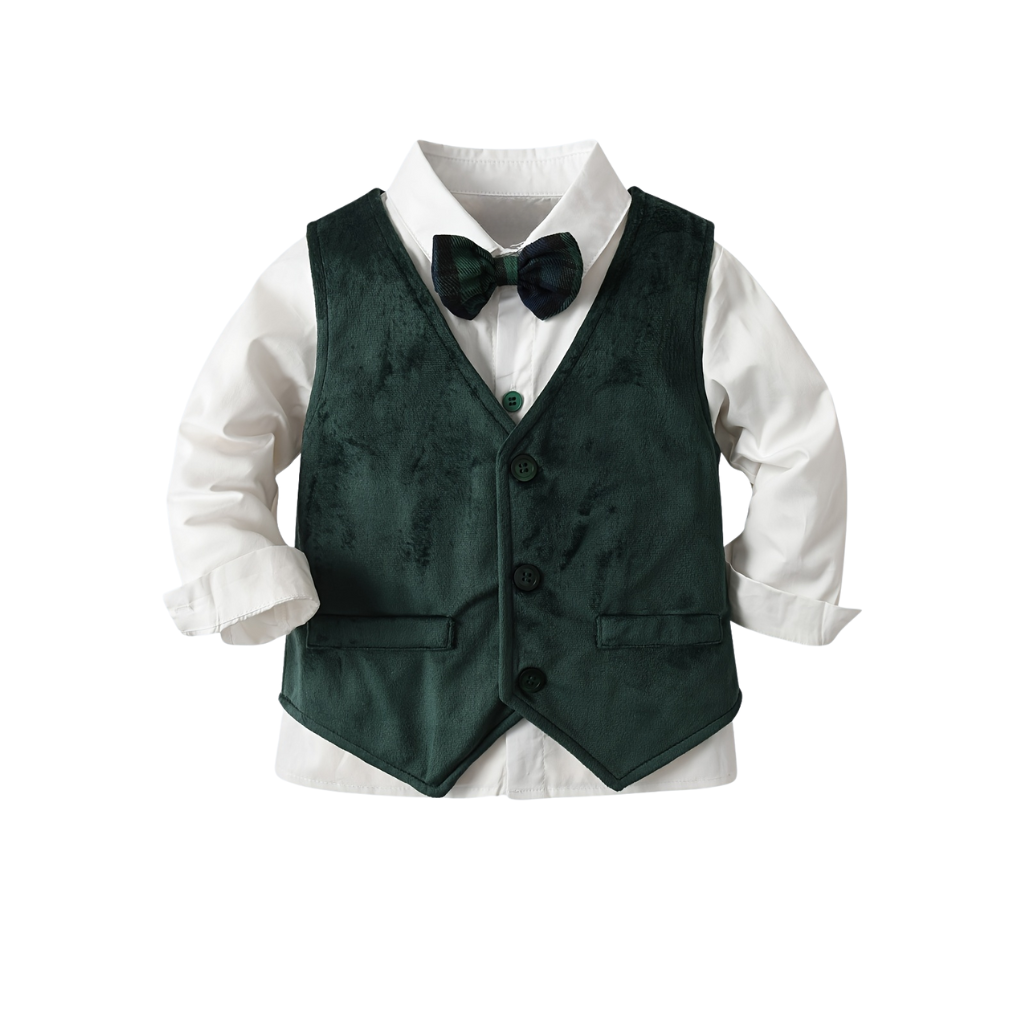 3 Pieces Formal Party Outfit Set For Boys