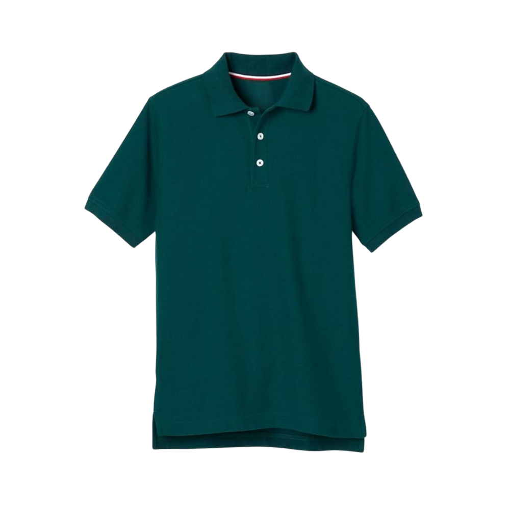 Boys Short Sleeve Pique Uniform Shirt