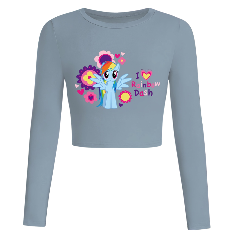 Cartoon Printed Long Sleeve T Shirt
