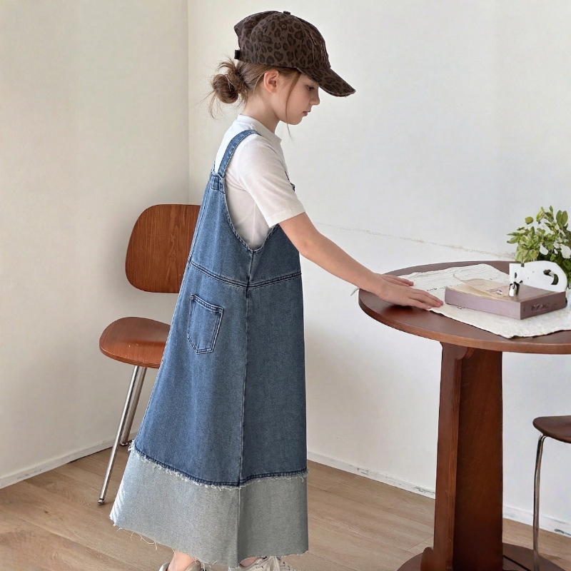 Denim Jumper Dress