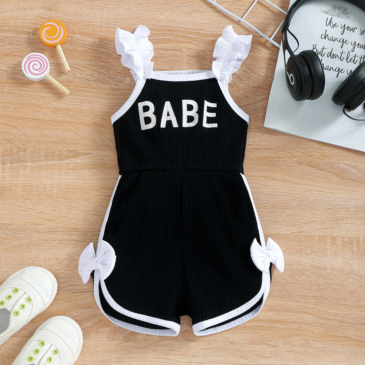 Summer Baby Girl Sling Romper Bodysuit-Children Cloth Shop