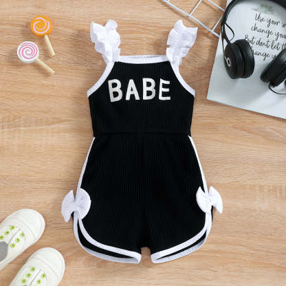 Summer Baby Girl Sling Romper Bodysuit-Children Cloth Shop