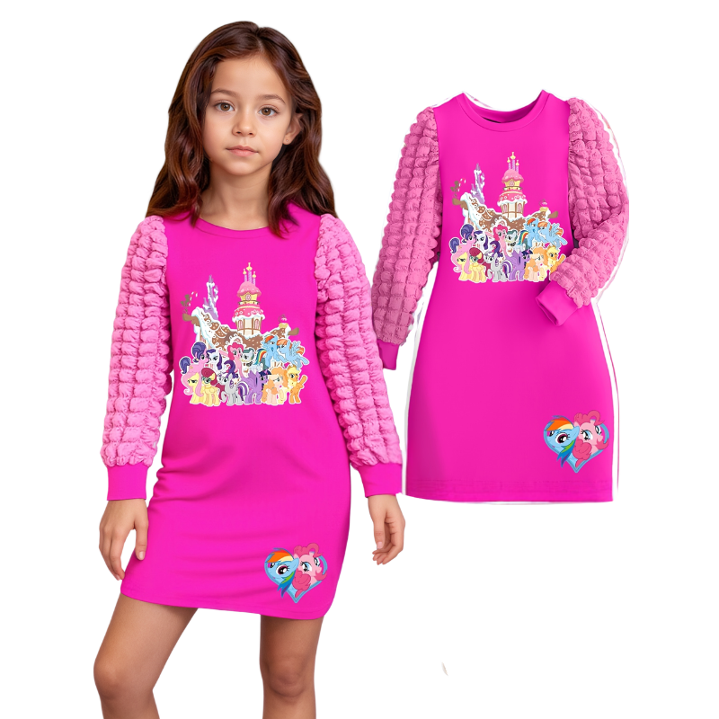 My Little Pony Puff Sleeve Dress