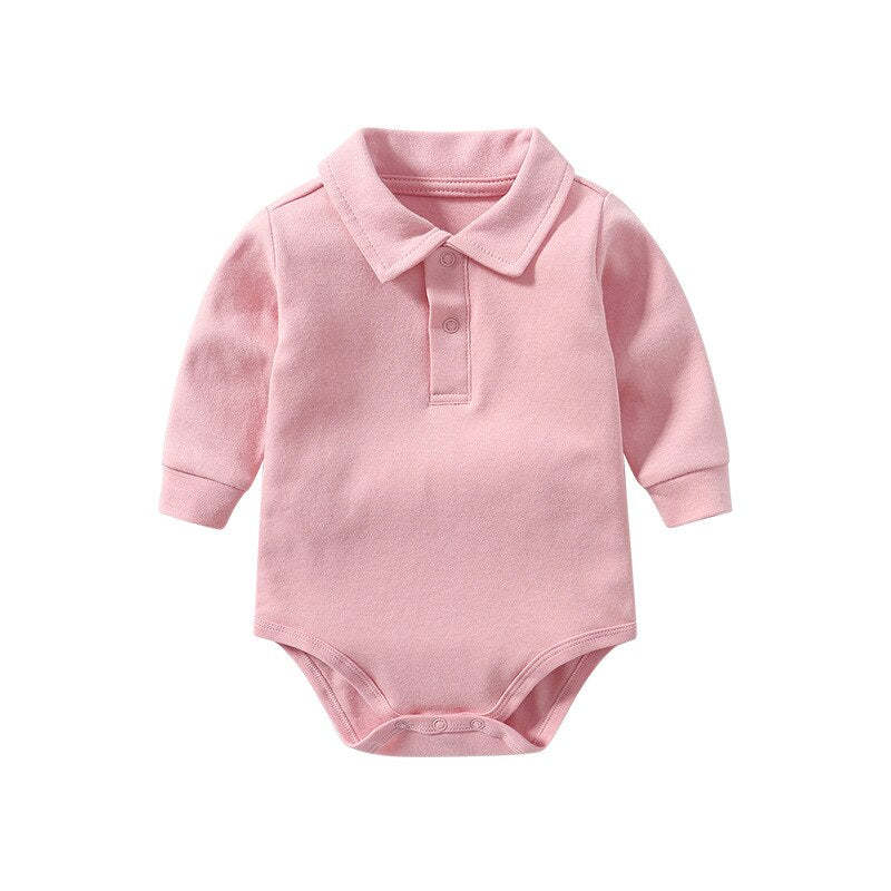 Solid Color Newborn Shirt Jumpsuit-Children Cloth Shop