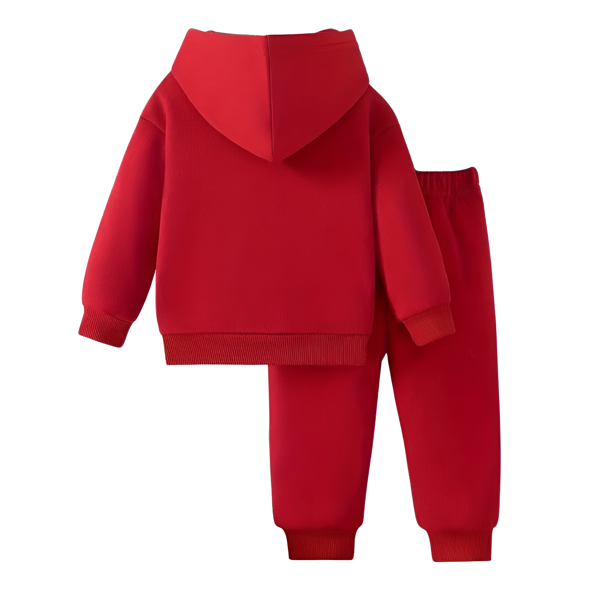 Spring And Autumn Baby Girl Printed Hoodie Set