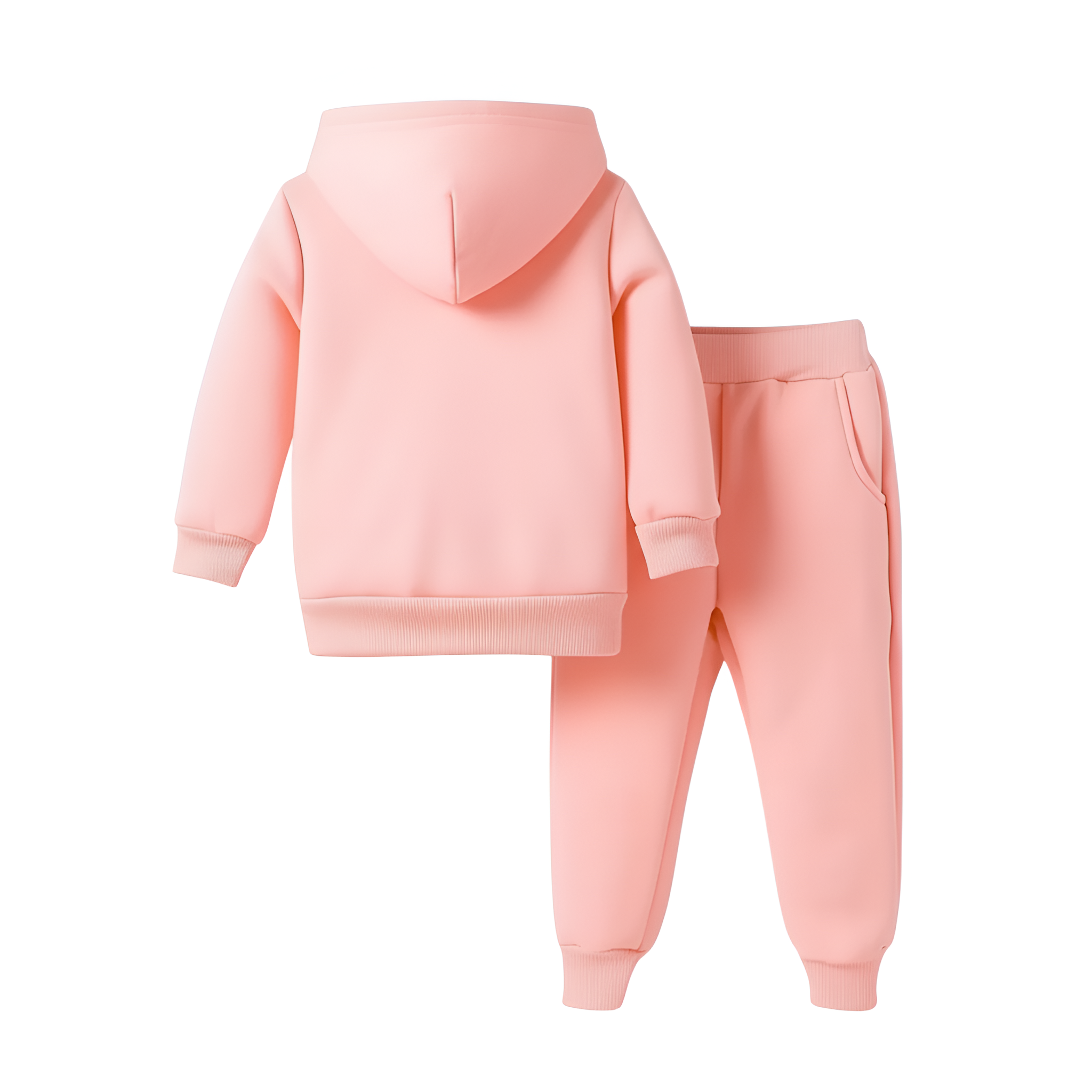 Spring And Autumn Baby Cartoon Print Hooded Fleece Long Sleeve Sweatshirt