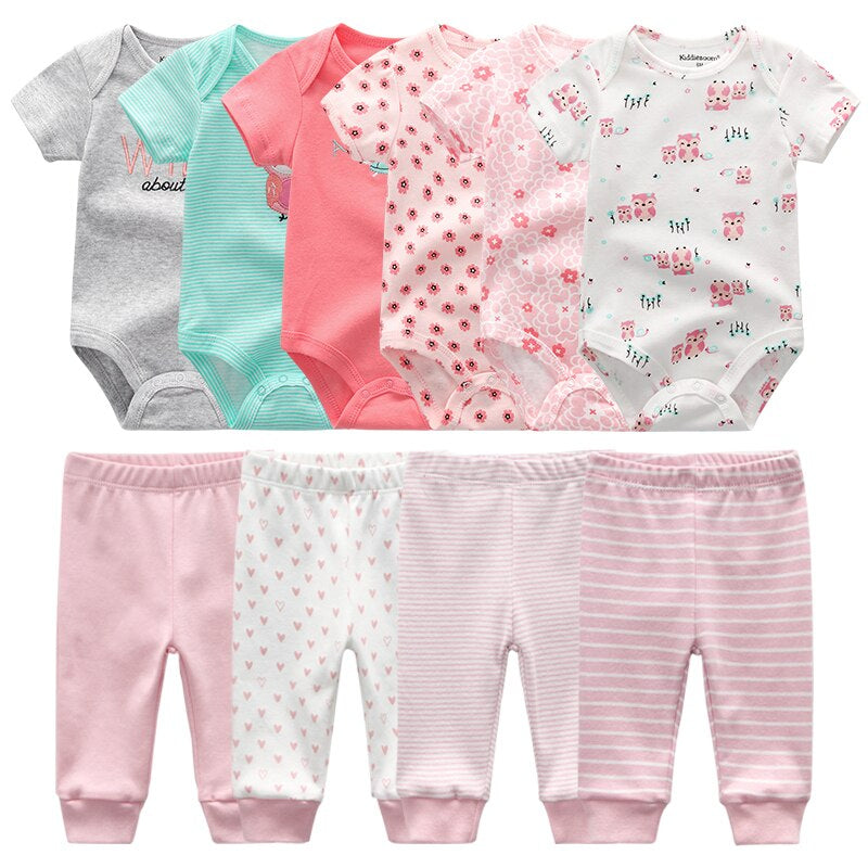 Newborn Baby Girl Clothes Set Bodysuits-Children Cloth Shop