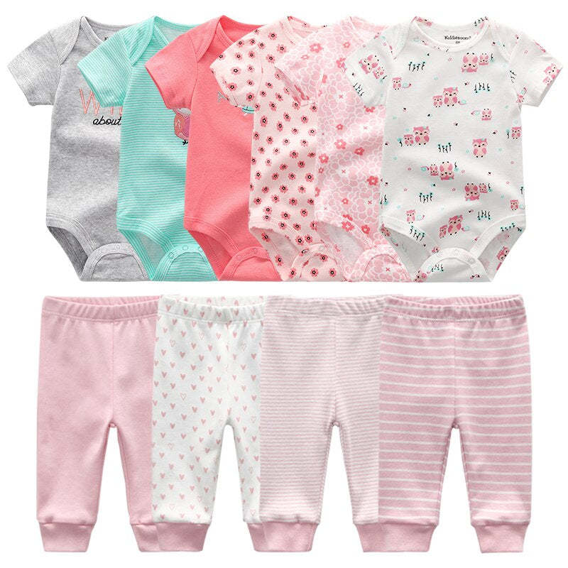Newborn Baby Girl Clothes Set Bodysuits-Children Cloth Shop