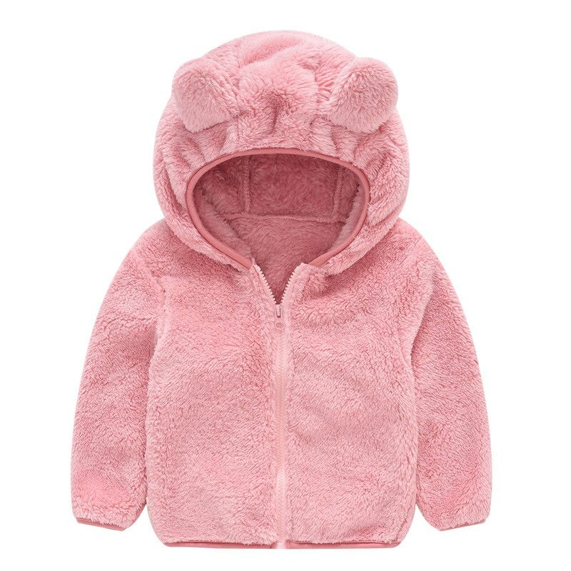 Solid Classic Thick Warm Jacket-Children Cloth Shop