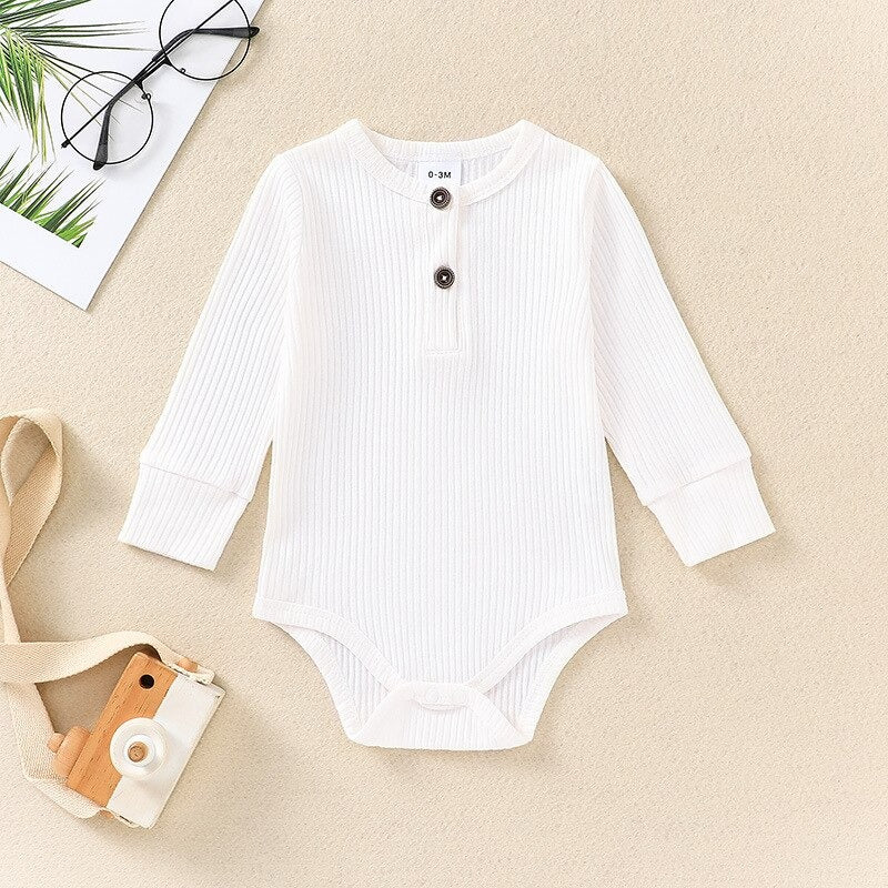Solid Striped Cotton Jumpsuits For Toddlers-Children Cloth Shop