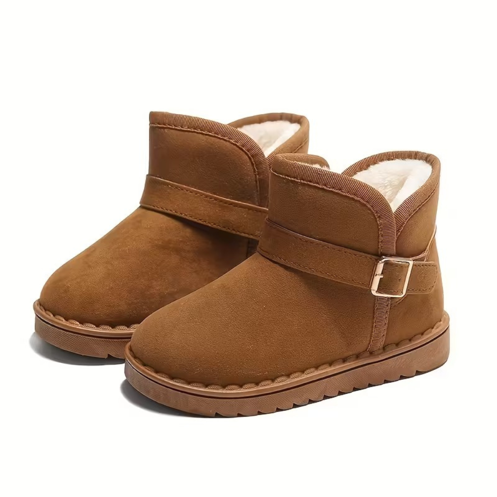 Warm Fabric Winter Boots For Girls
