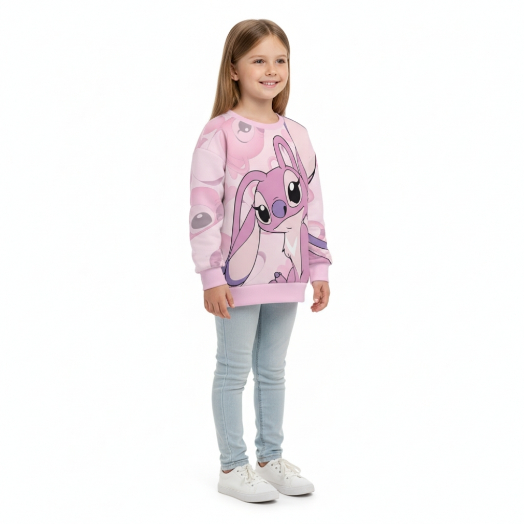 3D Full Print Cartoon Pattern Sweatshirt