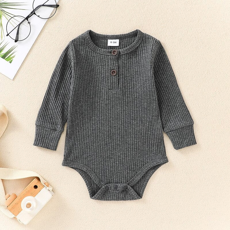 Solid Striped Cotton Jumpsuits For Toddlers-Children Cloth Shop