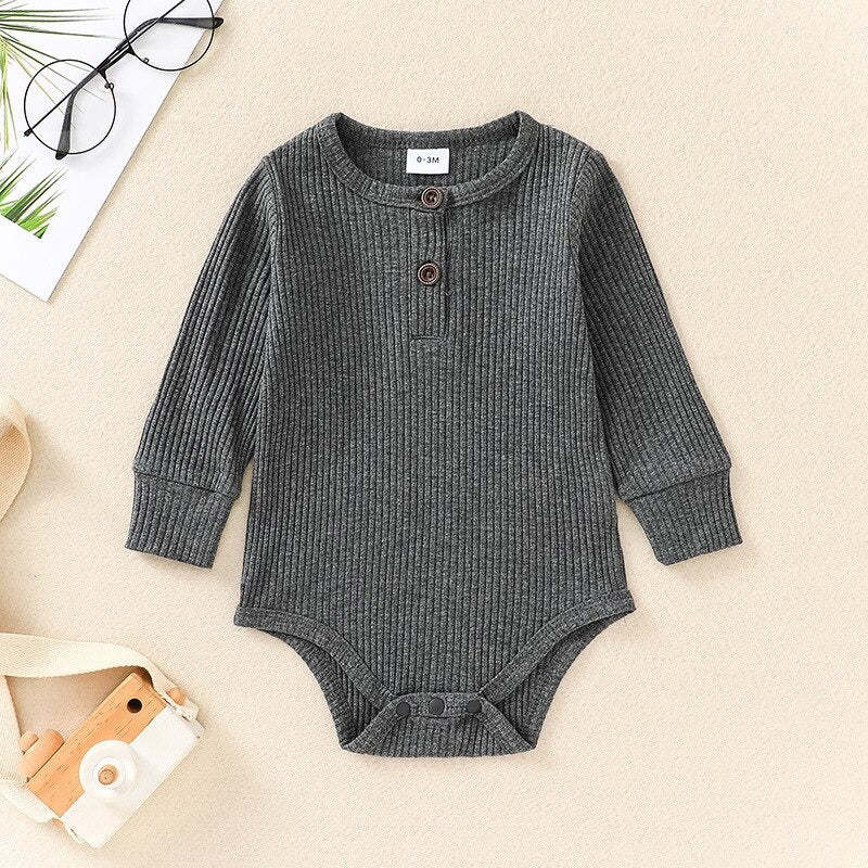 Solid Striped Cotton Jumpsuits For Toddlers-Children Cloth Shop