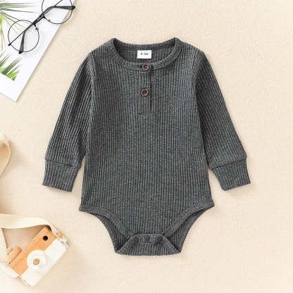 Solid Striped Cotton Jumpsuits For Toddlers-Children Cloth Shop