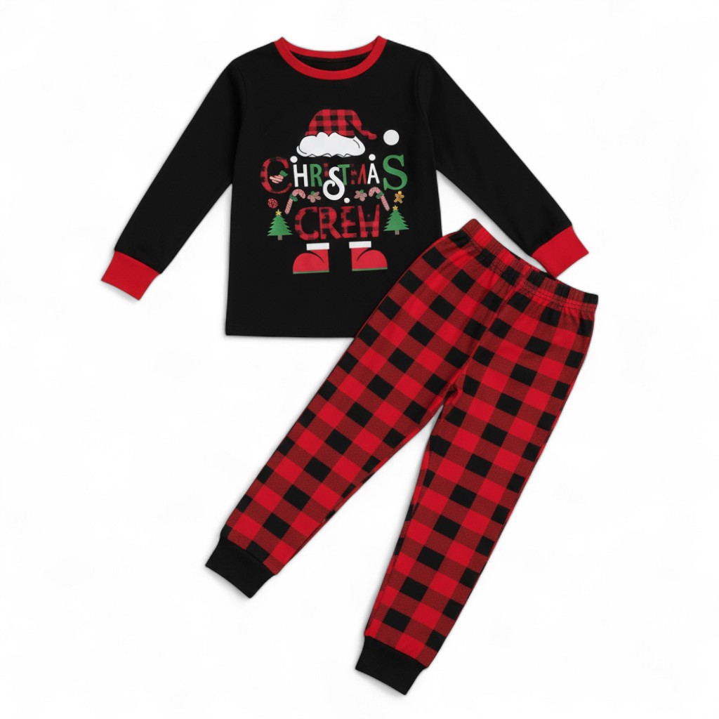 Flame Retardant Christmas Pajama Set