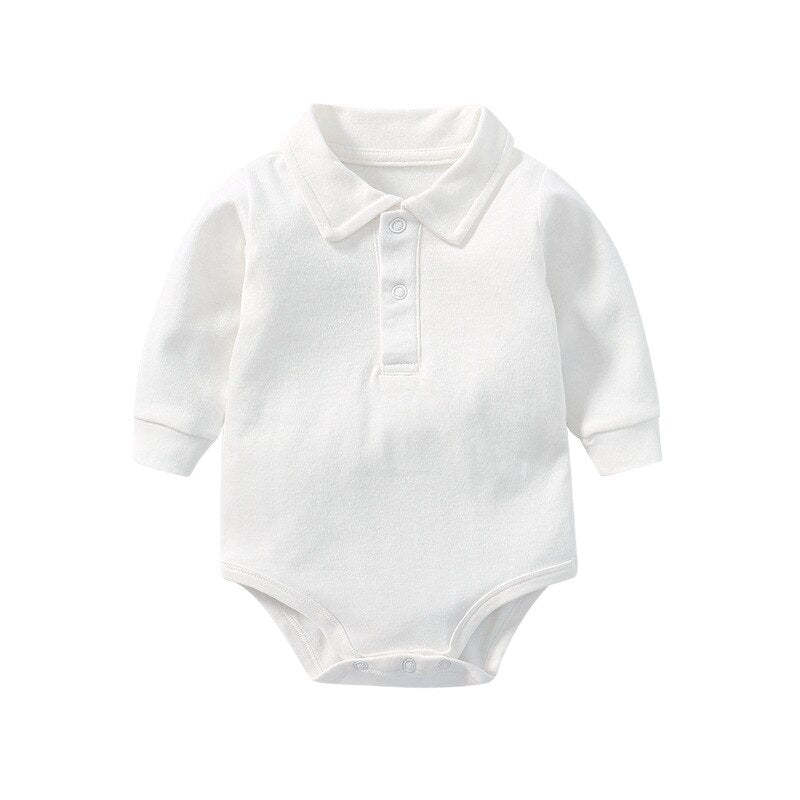 Solid Color Newborn Shirt Jumpsuit-Children Cloth Shop