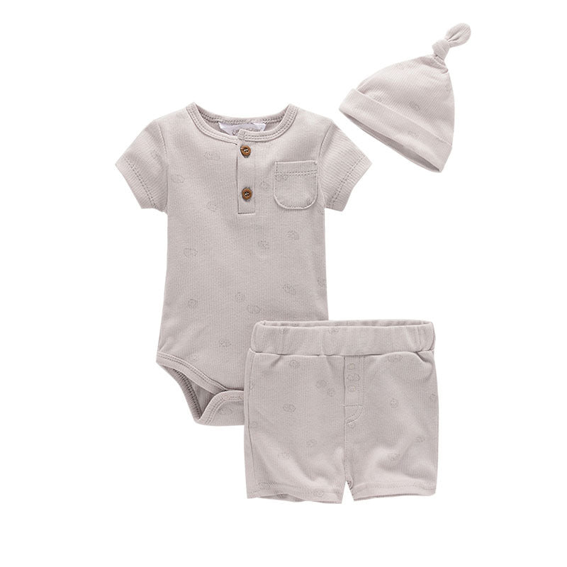 Summer Baby Boy And Girl Clothes Set Bodysuit-Children Cloth Shop