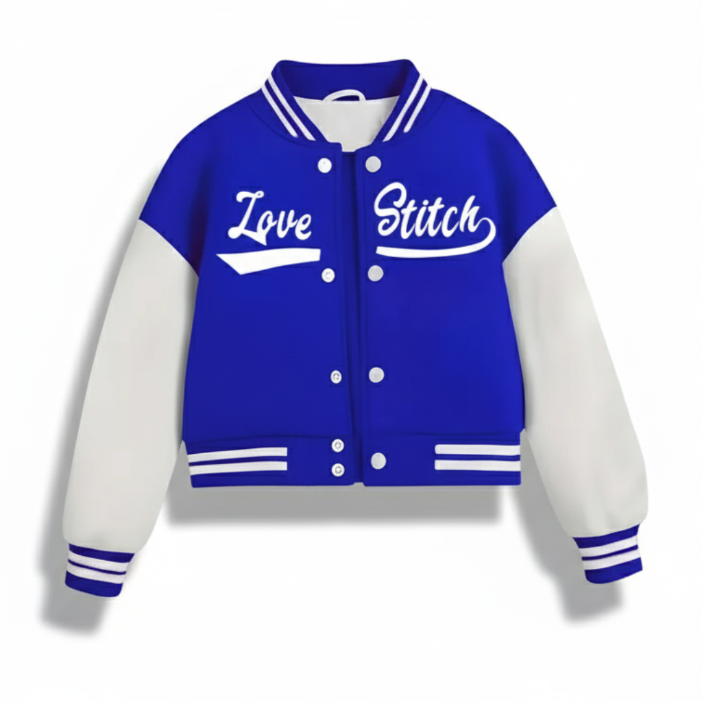 Double Sided Cartoon Baseball Jacket