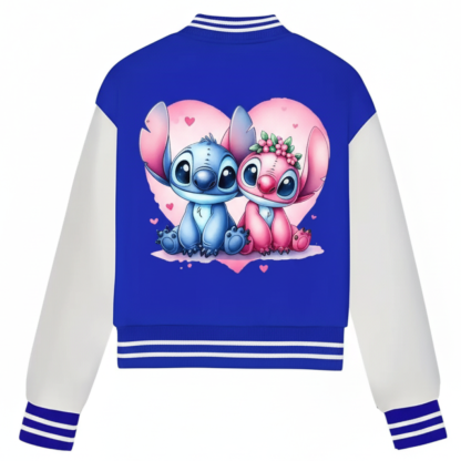 Two Tone Baseball Jacket For Girls