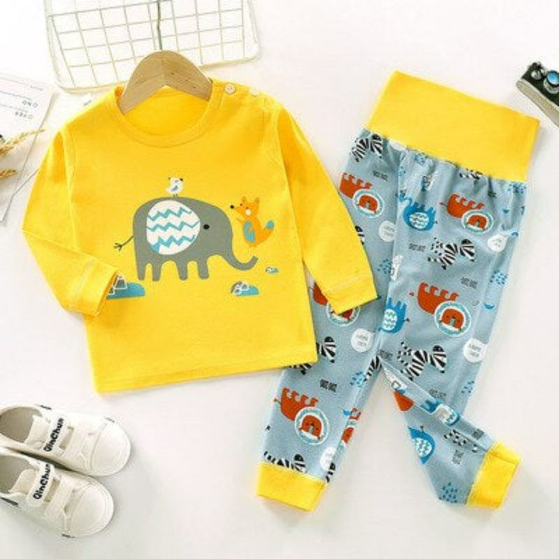 Home wear High Waist Pajama Set-Children Cloth Shop