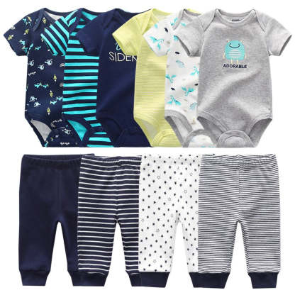 Newborn Baby Girl Clothes Set Bodysuits-Children Cloth Shop