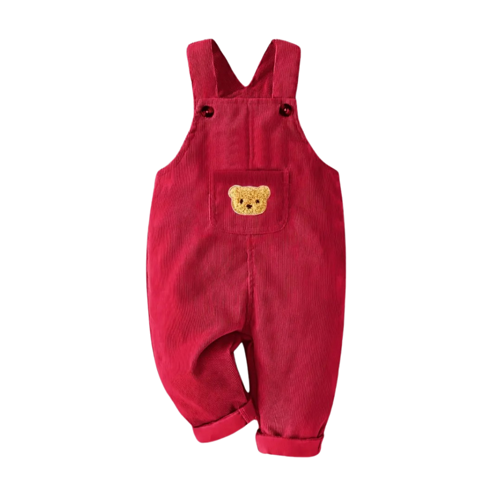 Cozy Boys Corduroy Overalls Perfect For Outdoor