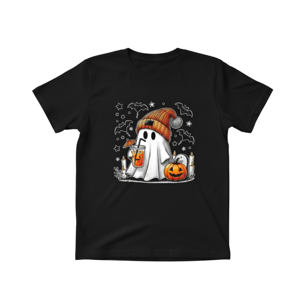 Pumpkin Design Halloween T Shirt For Girls