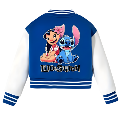 Casual Design Baseball Jacket For Girls