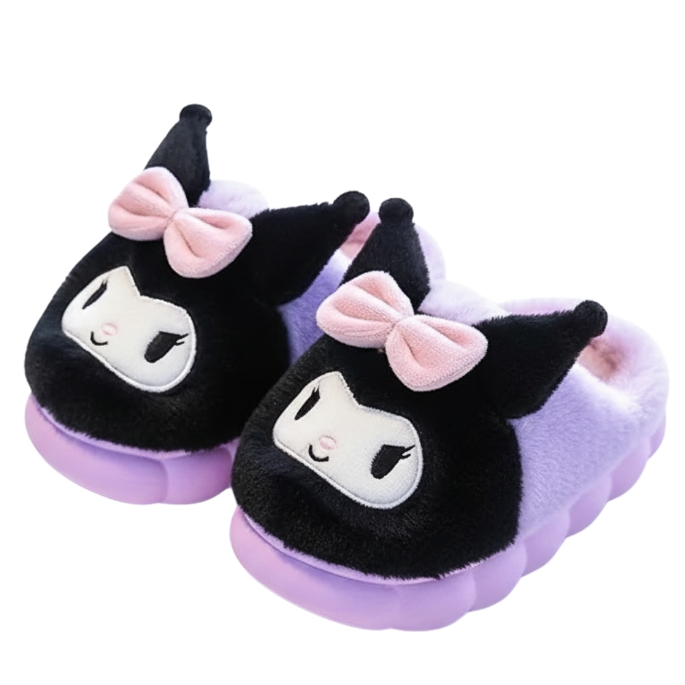 Hello Kitty Plush Warm Soft Anti Slip Indoor Shoes For Kids