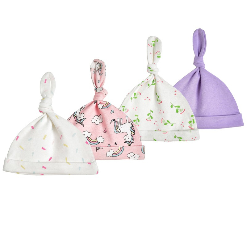 0-6 Months Newborn Pure Cotton Hats-Children Cloth Shop
