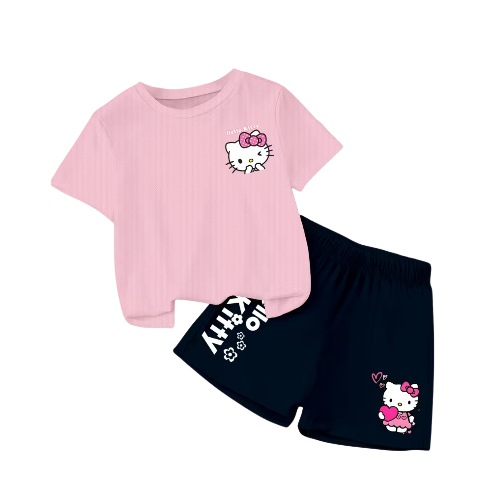 Soft And Comfortable Hello Kitty Printed 2 Piece Set