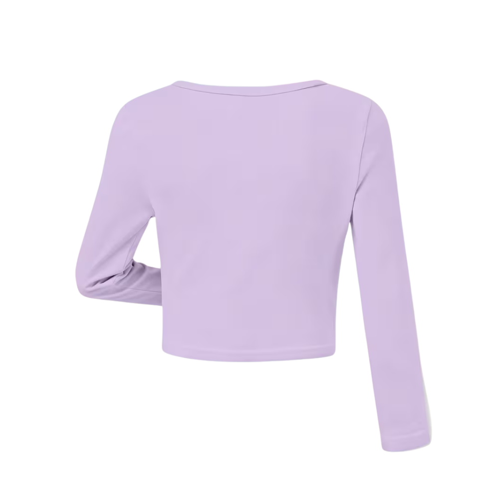 Pinkie Pie Girls Long Sleeve Cropped Top