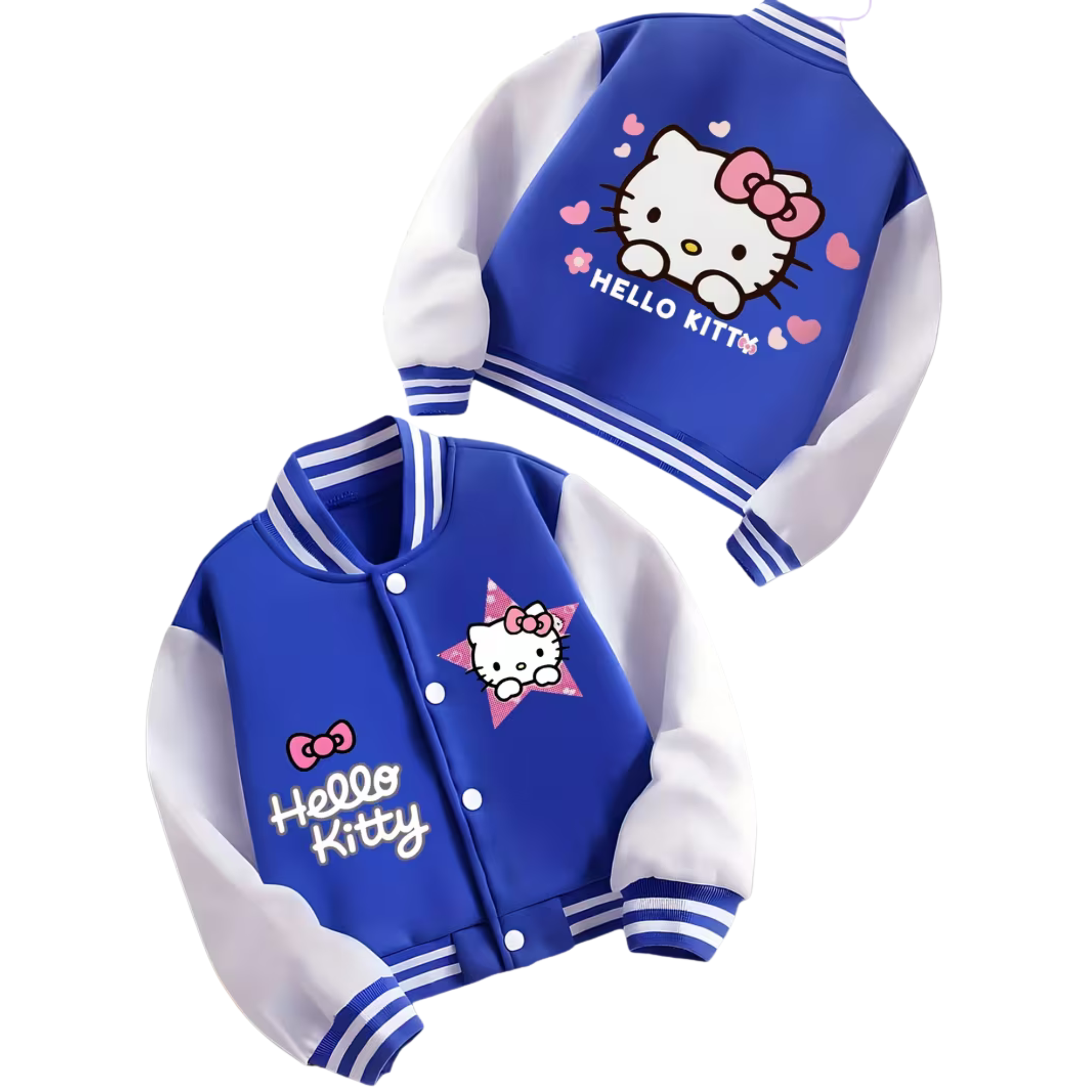 Hello Kitty Themed Lightweight Casual Jacket For Girls 