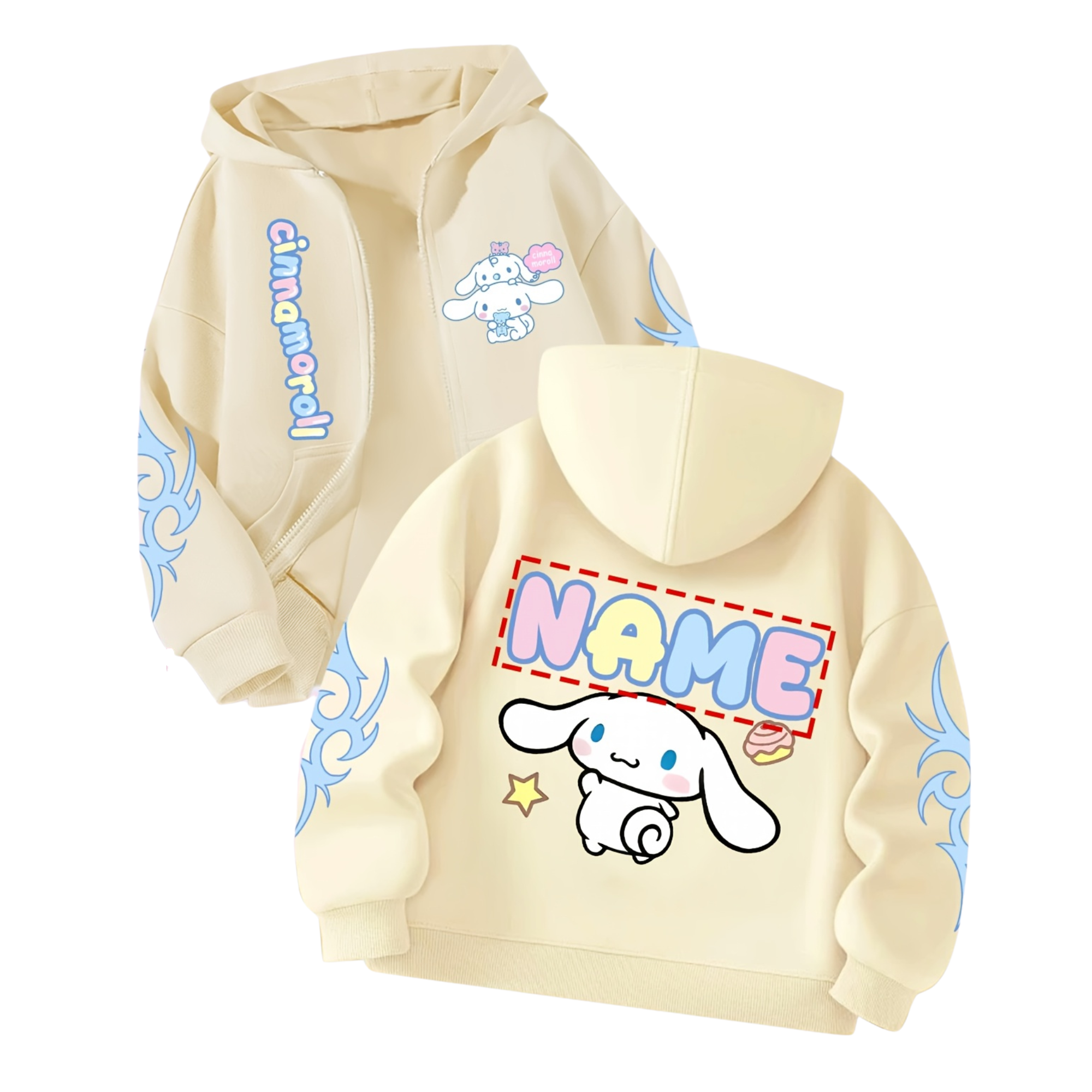 Stylish Cinnamoroll Themed Hoodie For Girls 