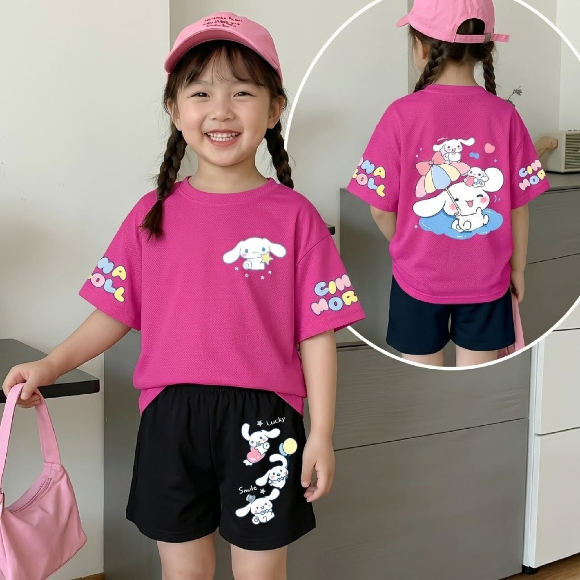 Cinnamoroll Inspired Summer Outfit Set For Girls