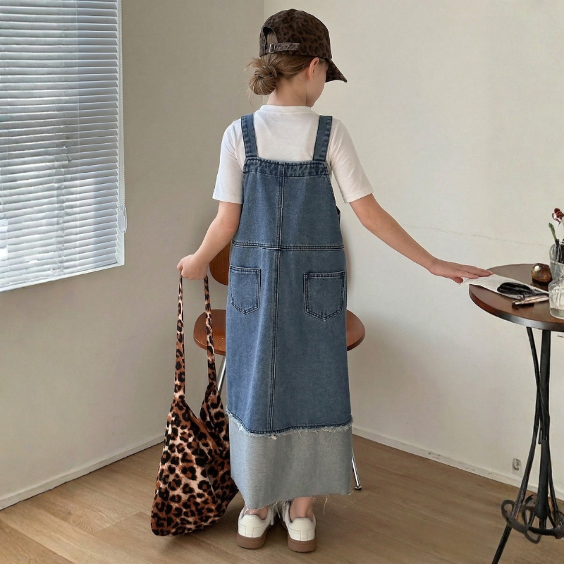 Denim Jumper Dress