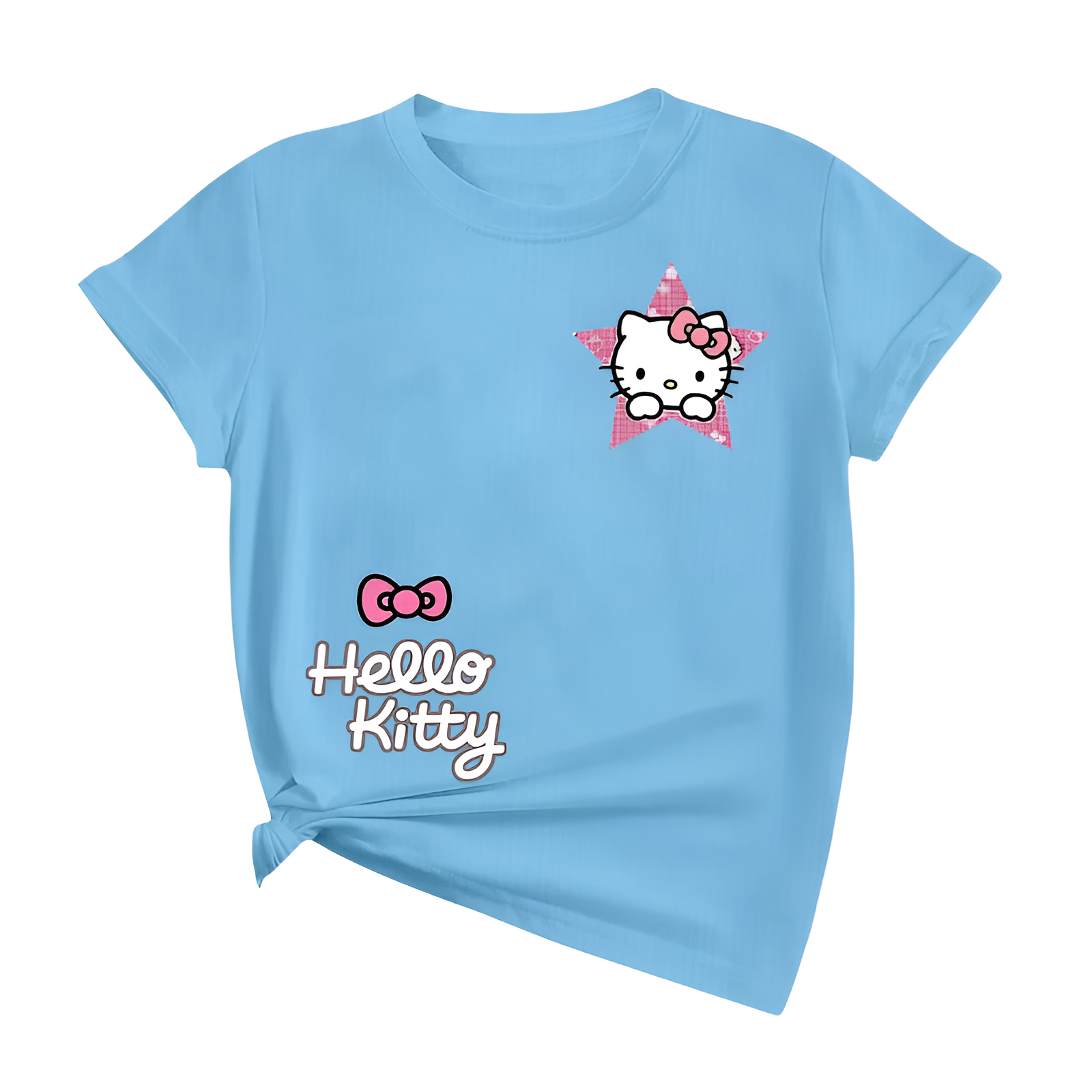Hello Kitty Mesh Short Sleeve T Shirt